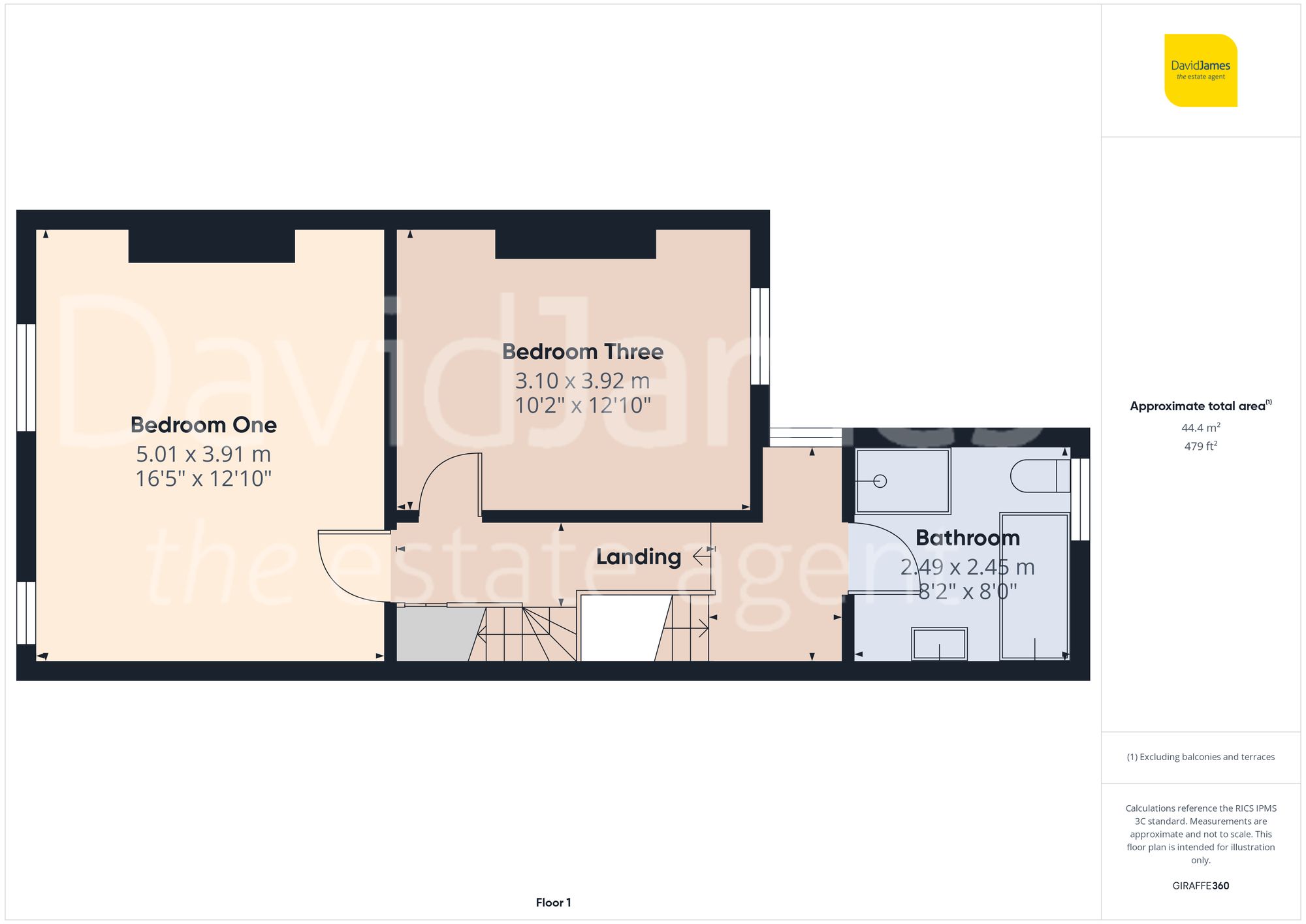Floorplan for Waldeck Road, Carrington, Nottingham