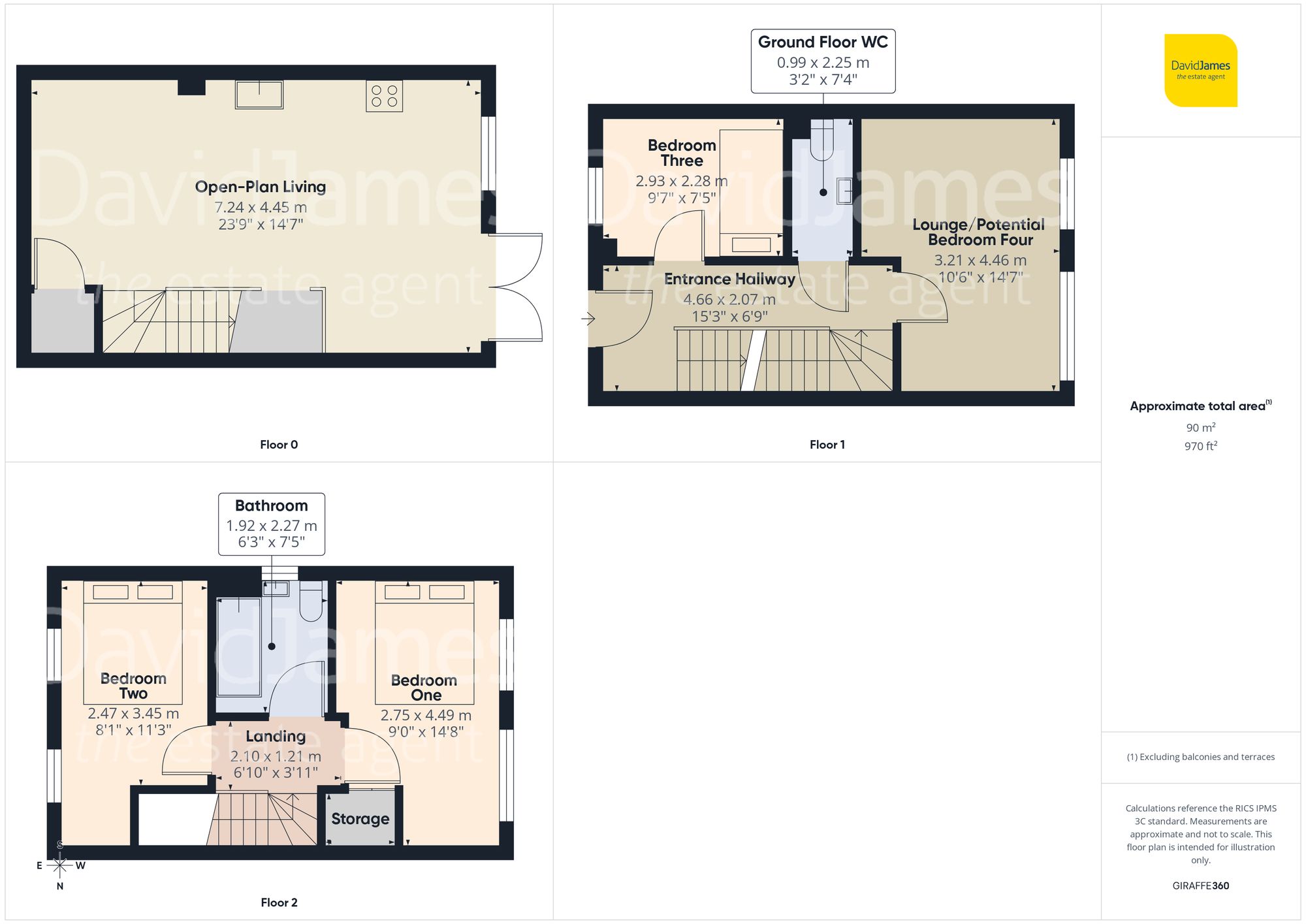 Floorplan for St.Matthias Road, Nottingham