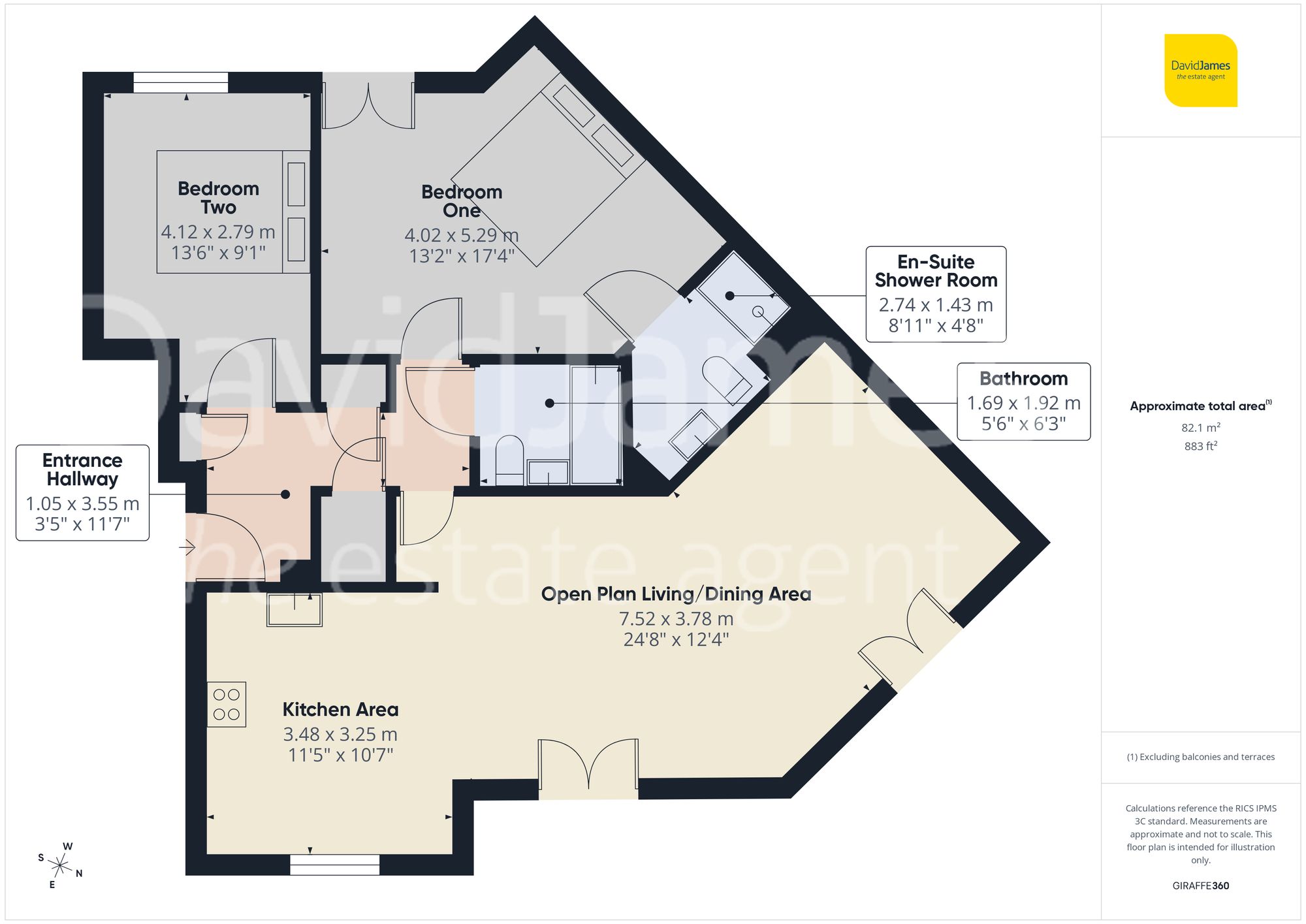 Floorplan for Fleming House, Ockbrook Drive, Mapperley, Nottingham
