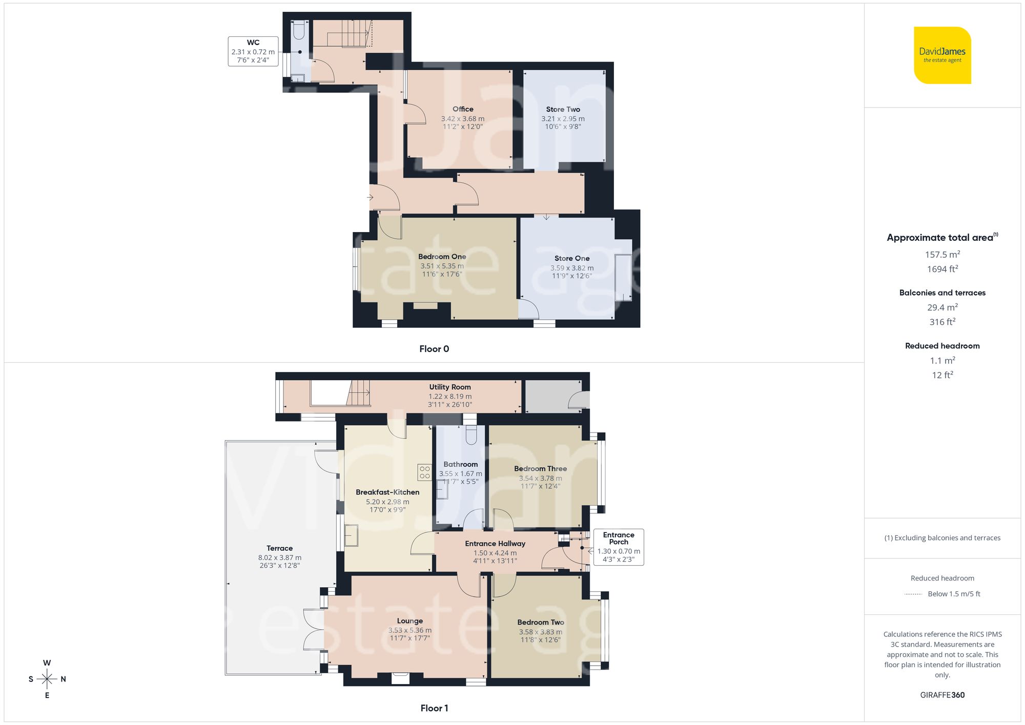 Floorplan for Oakdale Road, Nottingham