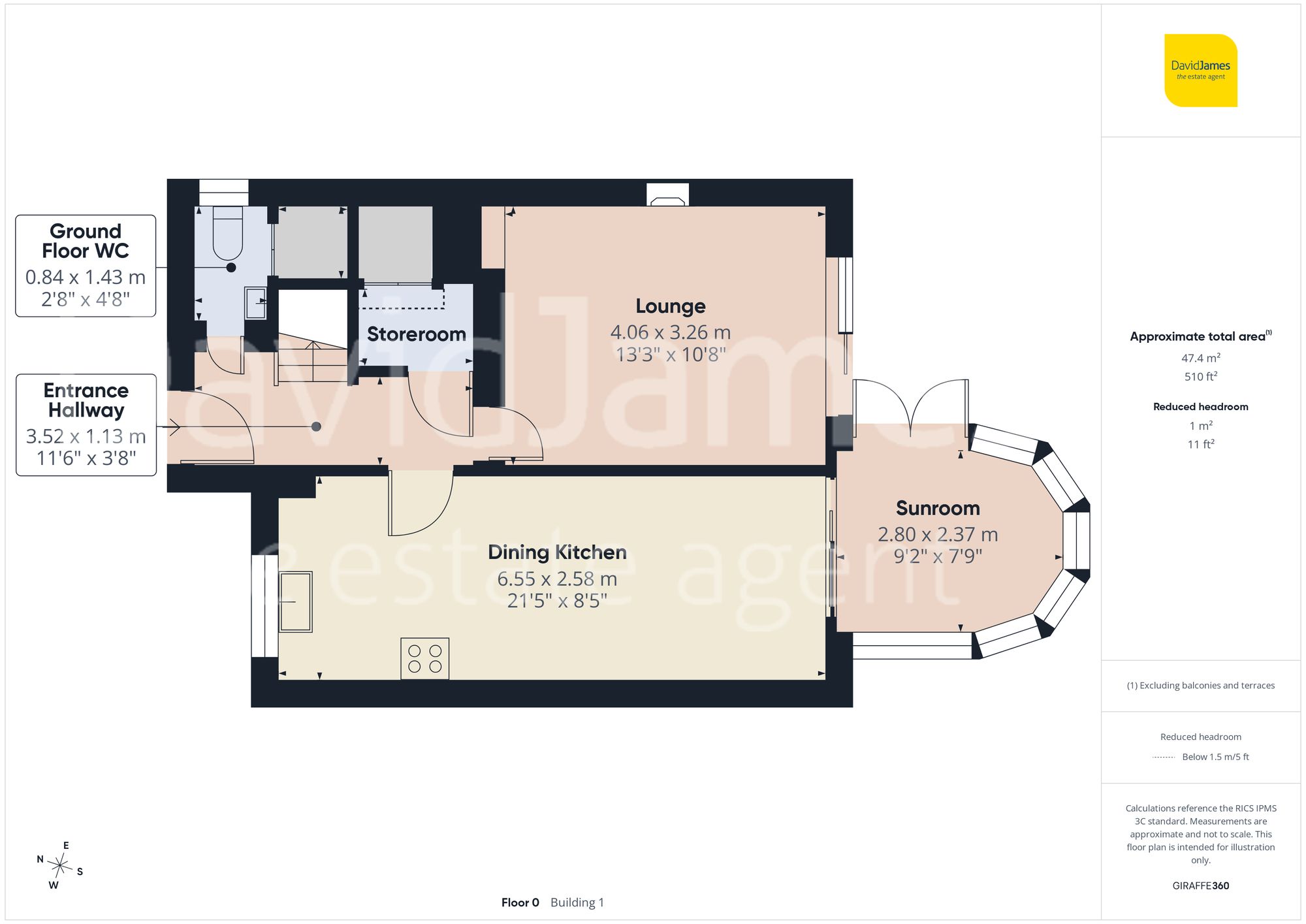 Floorplan for Curlew Close, Nottingham