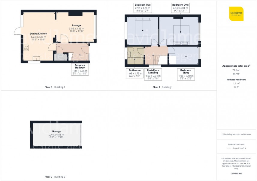 Floorplan for Hunter Road, Arnold, Nottingham