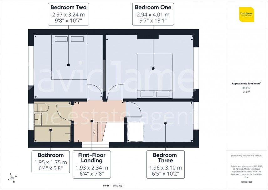 Floorplan for Hunter Road, Arnold, Nottingham