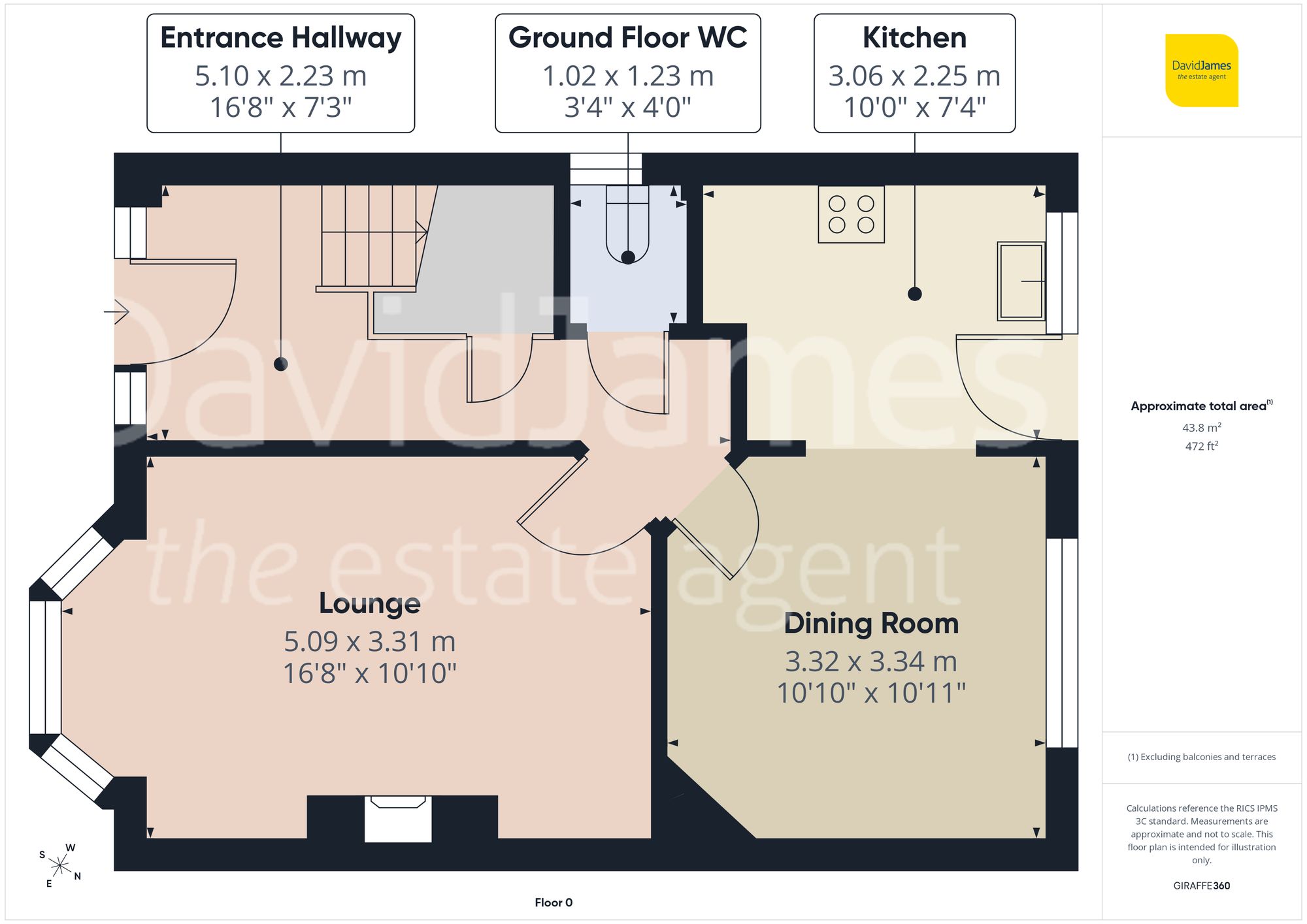 Floorplan for Lancaster Road, Nottingham