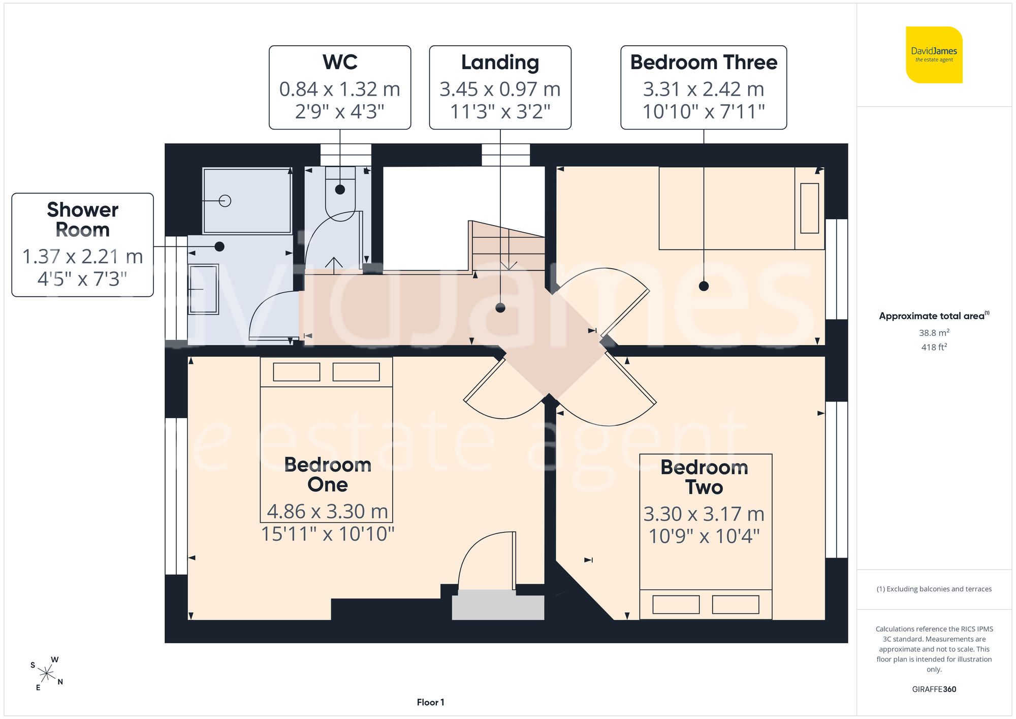 Floorplan for Lancaster Road, Nottingham
