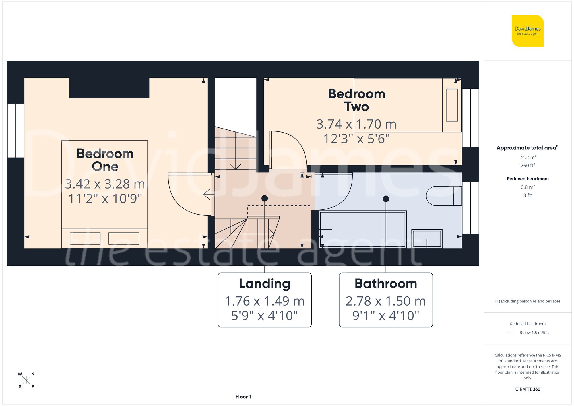 Floorplan for Ridgway Street, Nottingham