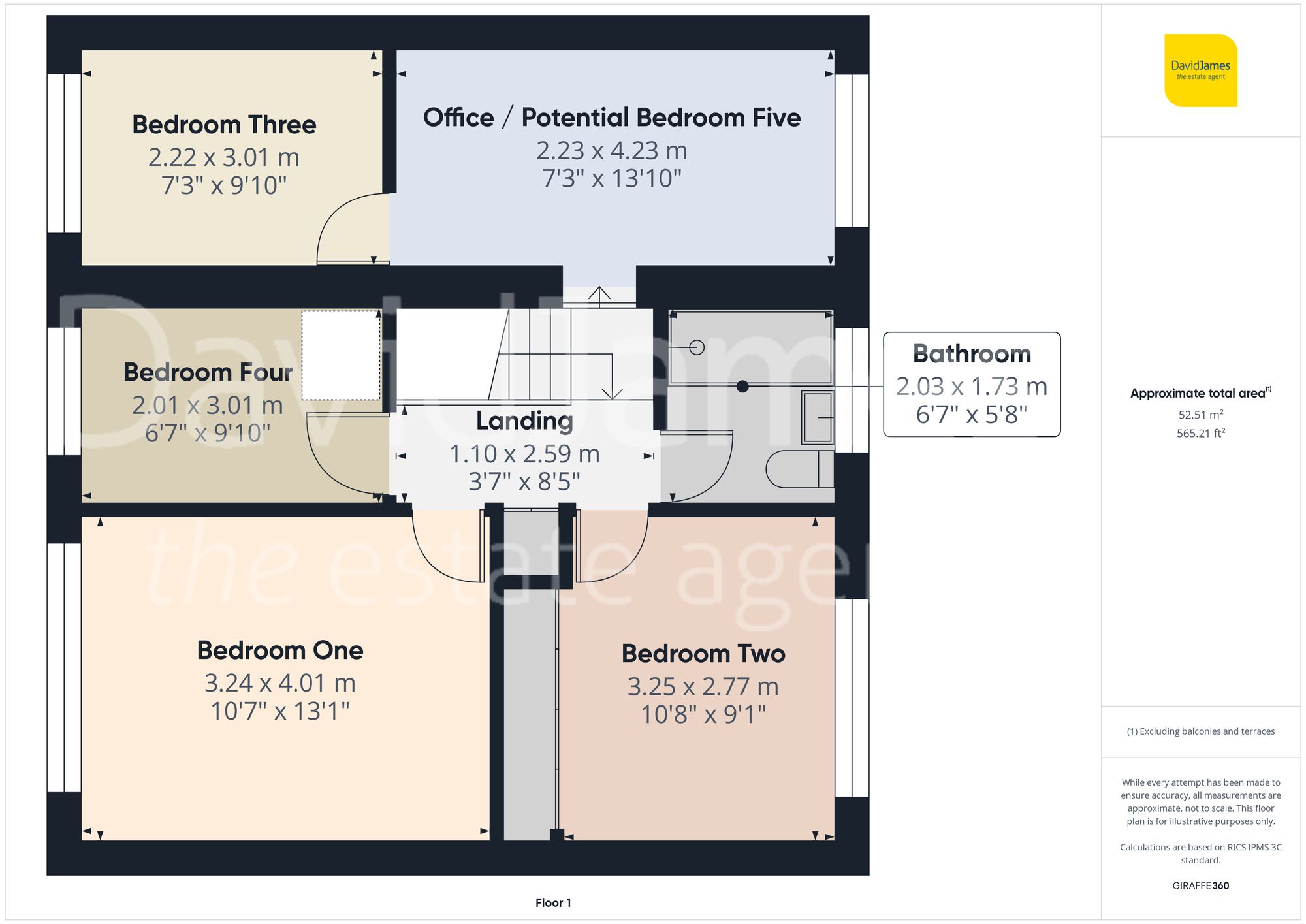 Floorplan for Aviemore Close, Arnold, Nottingham