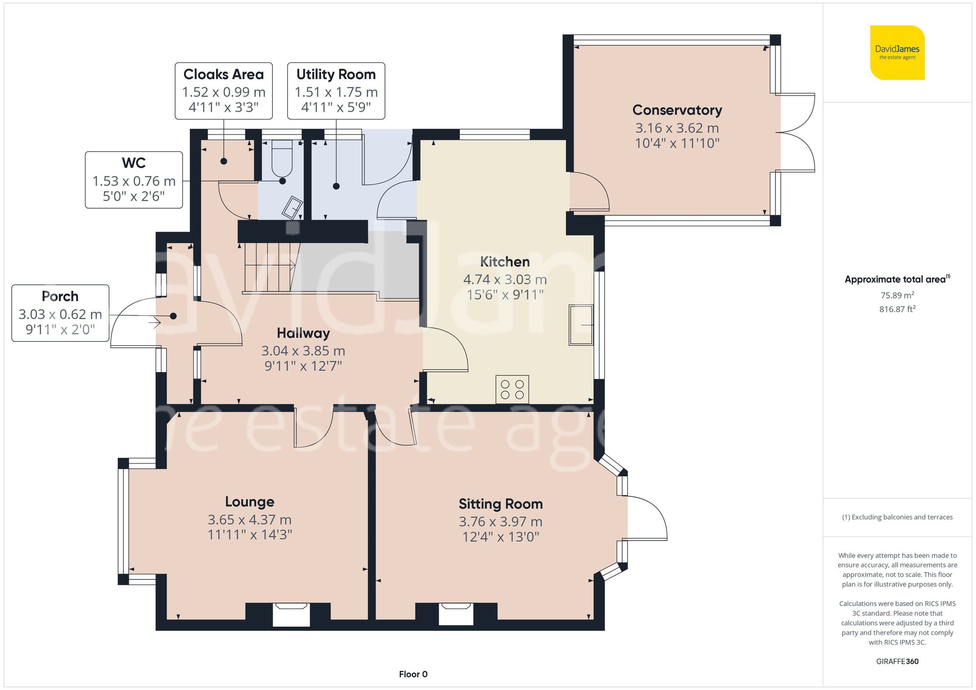 Floorplan for Steedman Avenue, Mapperley, Nottingham