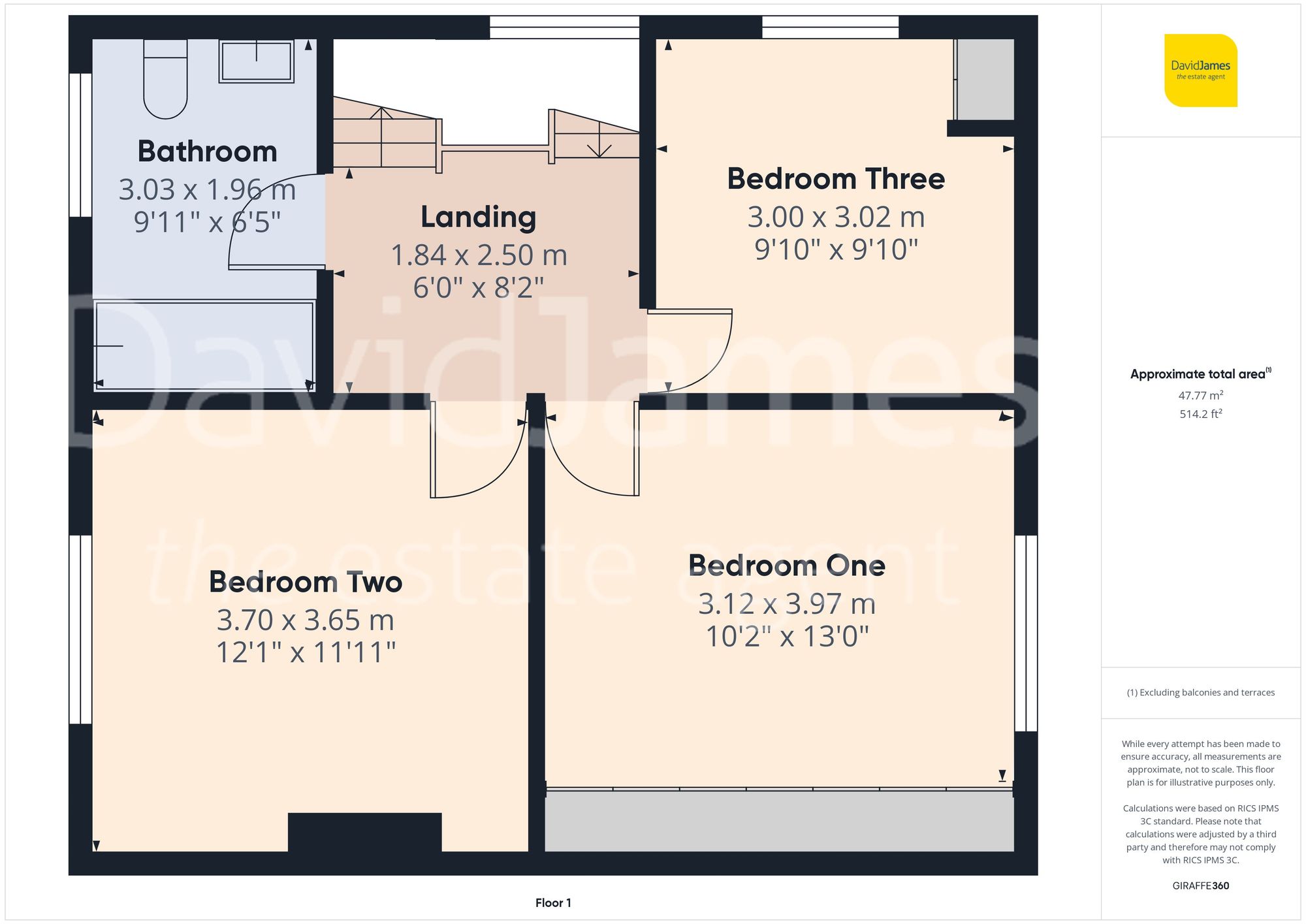 Floorplan for Steedman Avenue, Mapperley, Nottingham