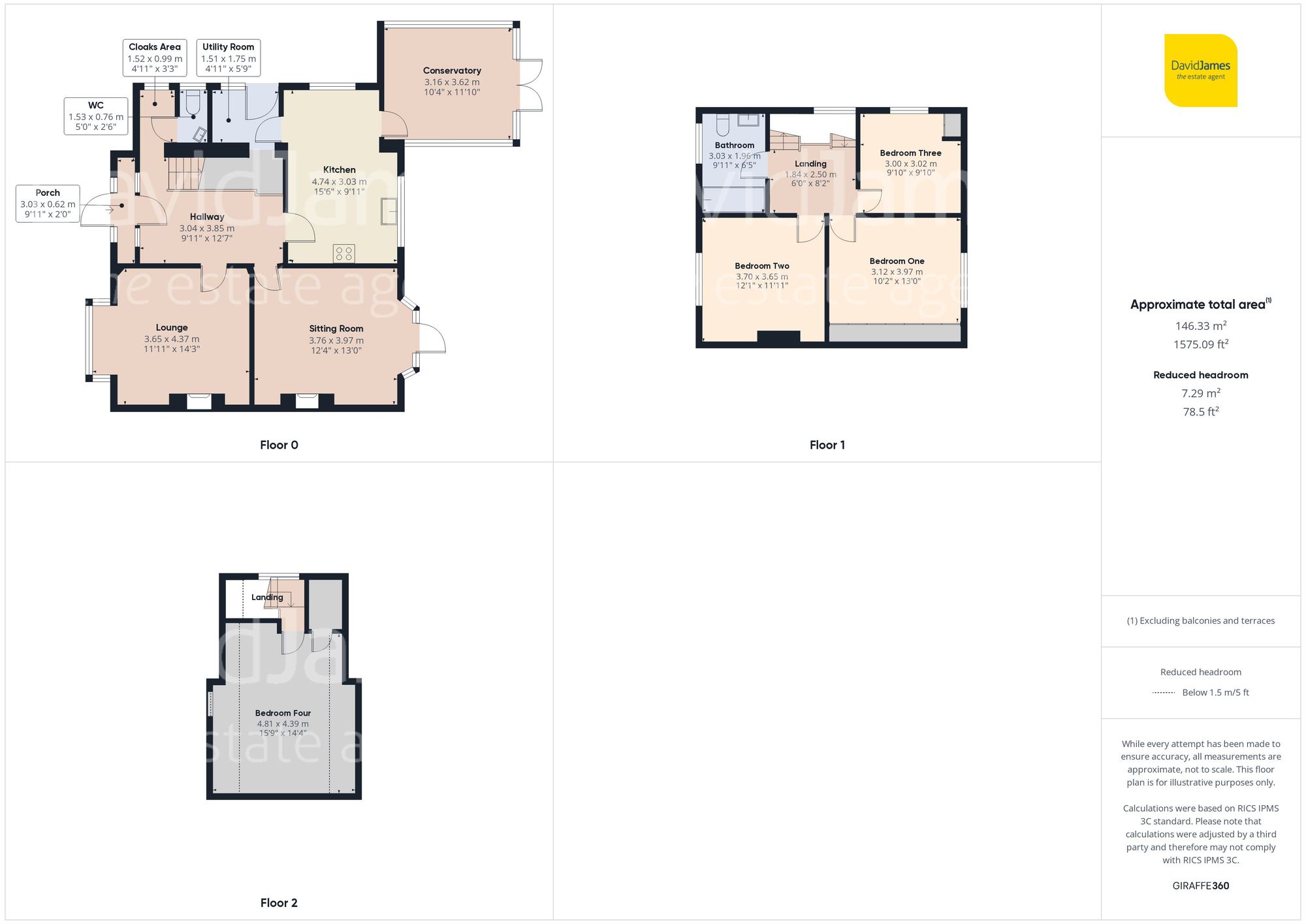 Floorplan for Steedman Avenue, Mapperley, Nottingham