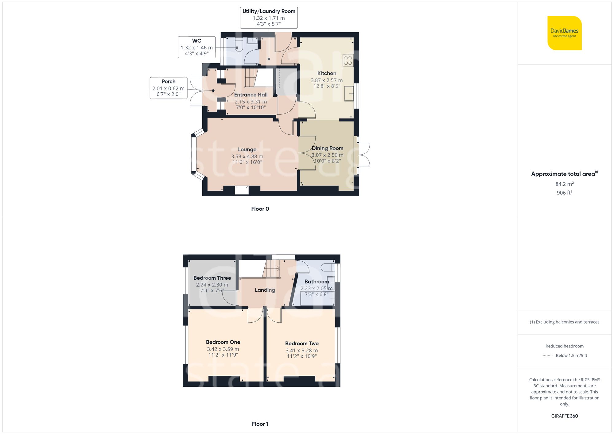 Floorplan for First Avenue, Carlton, Nottingham