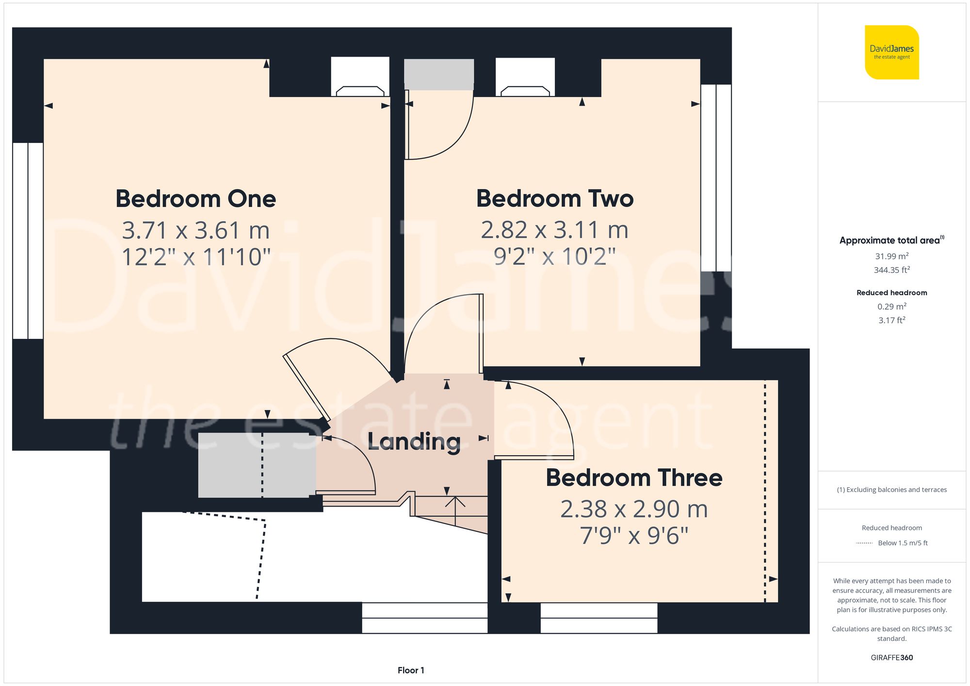 Floorplan for Flintham Drive, Sherwood, Nottingham