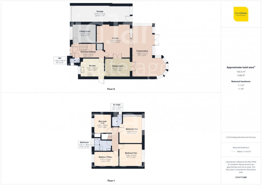 Floorplan for Grace Drive, Nottingham
