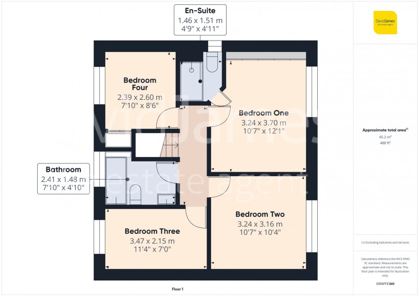 Floorplan for Grace Drive, Nottingham