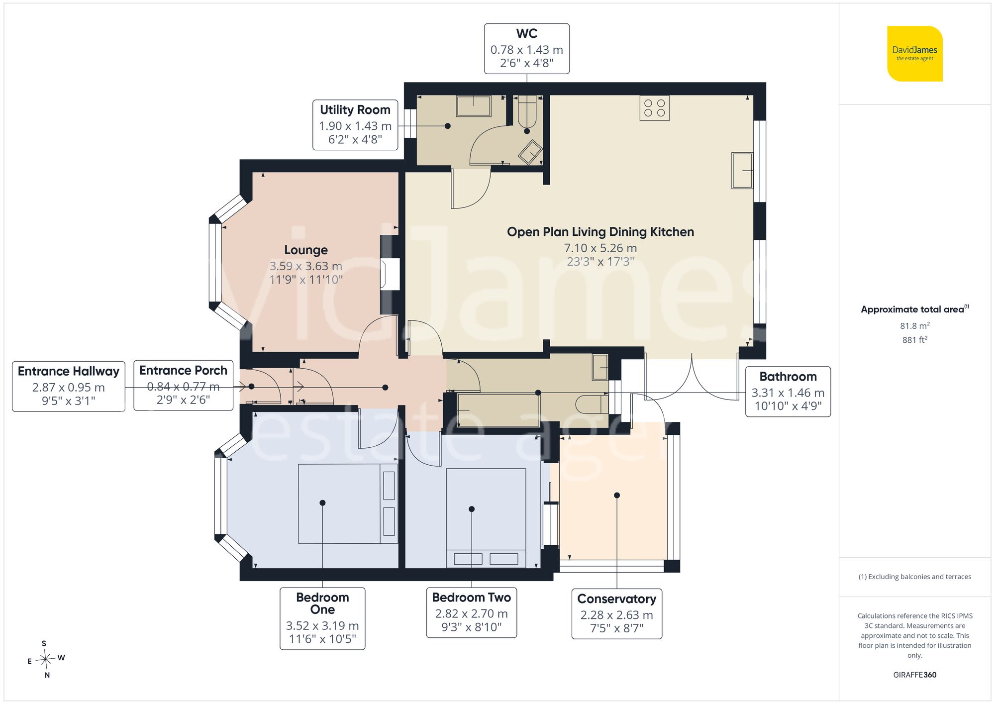 Floorplan for Jarvis Avenue, Nottingham