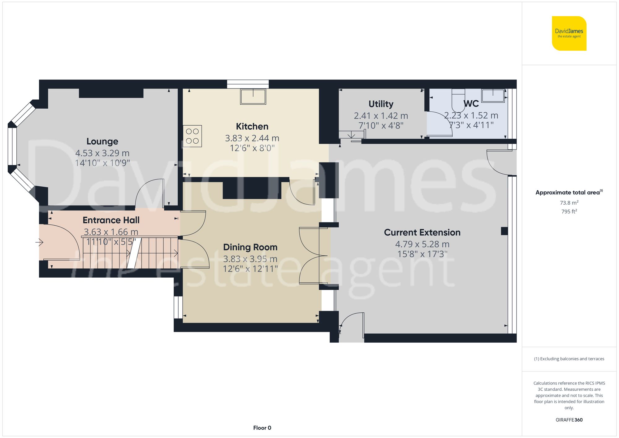 Floorplan for Woodborough Road, Mapperley, Nottingham