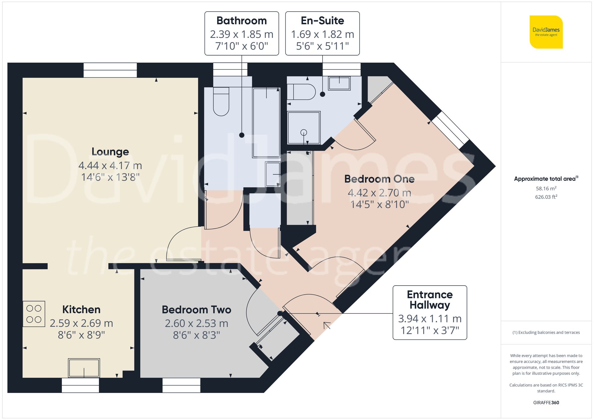Floorplan for Williams Drive, Calverton, Nottingham
