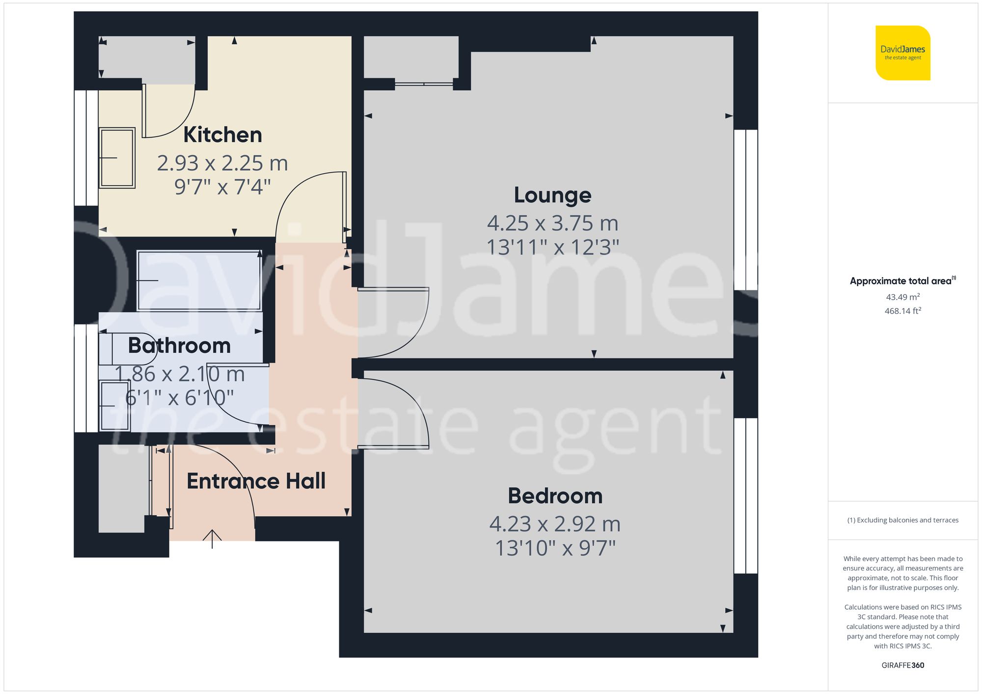 Floorplan for Lechlade Road, Bestwood, Nottingham