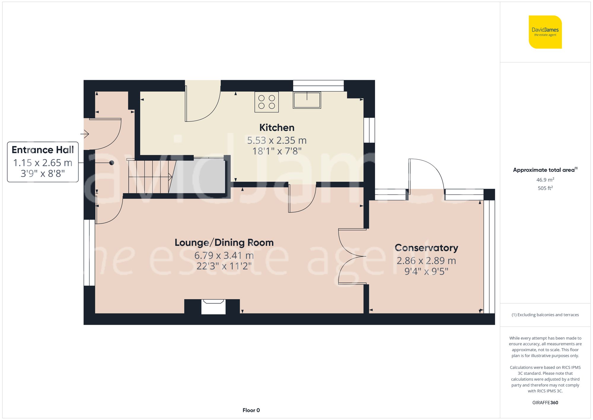 Floorplan for Broadwood Road, Bestwood Park, Nottingham