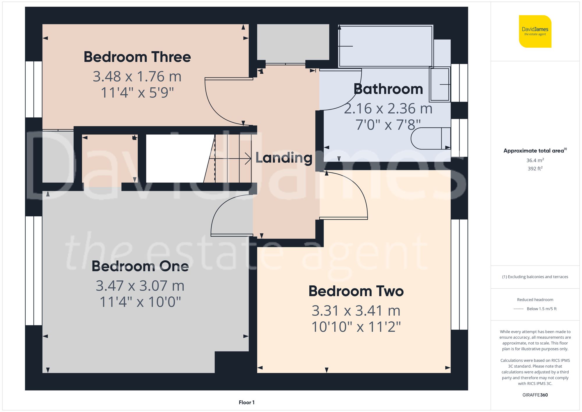 Floorplan for Broadwood Road, Bestwood Park, Nottingham
