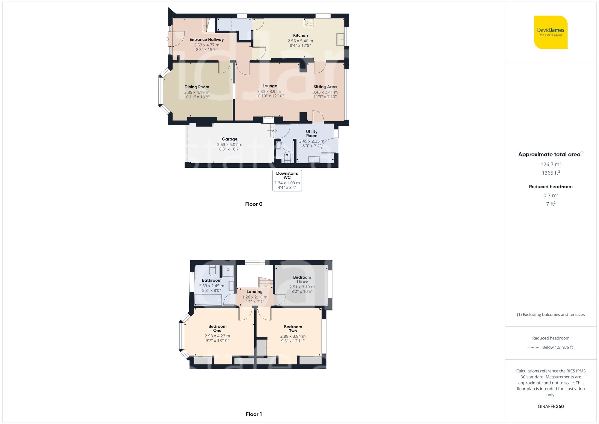 Floorplan for Thackerays Lane, Woodthorpe, Nottingham