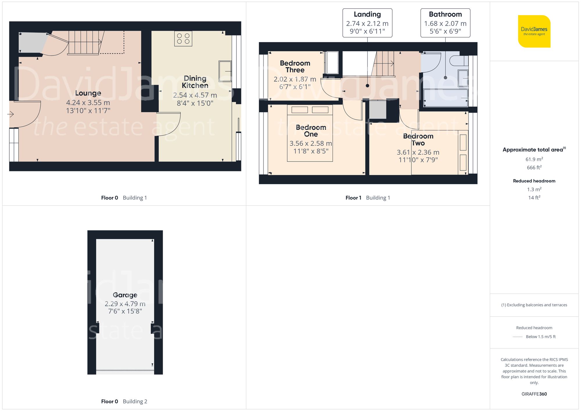 Floorplan for Honeywood Drive, Nottingham