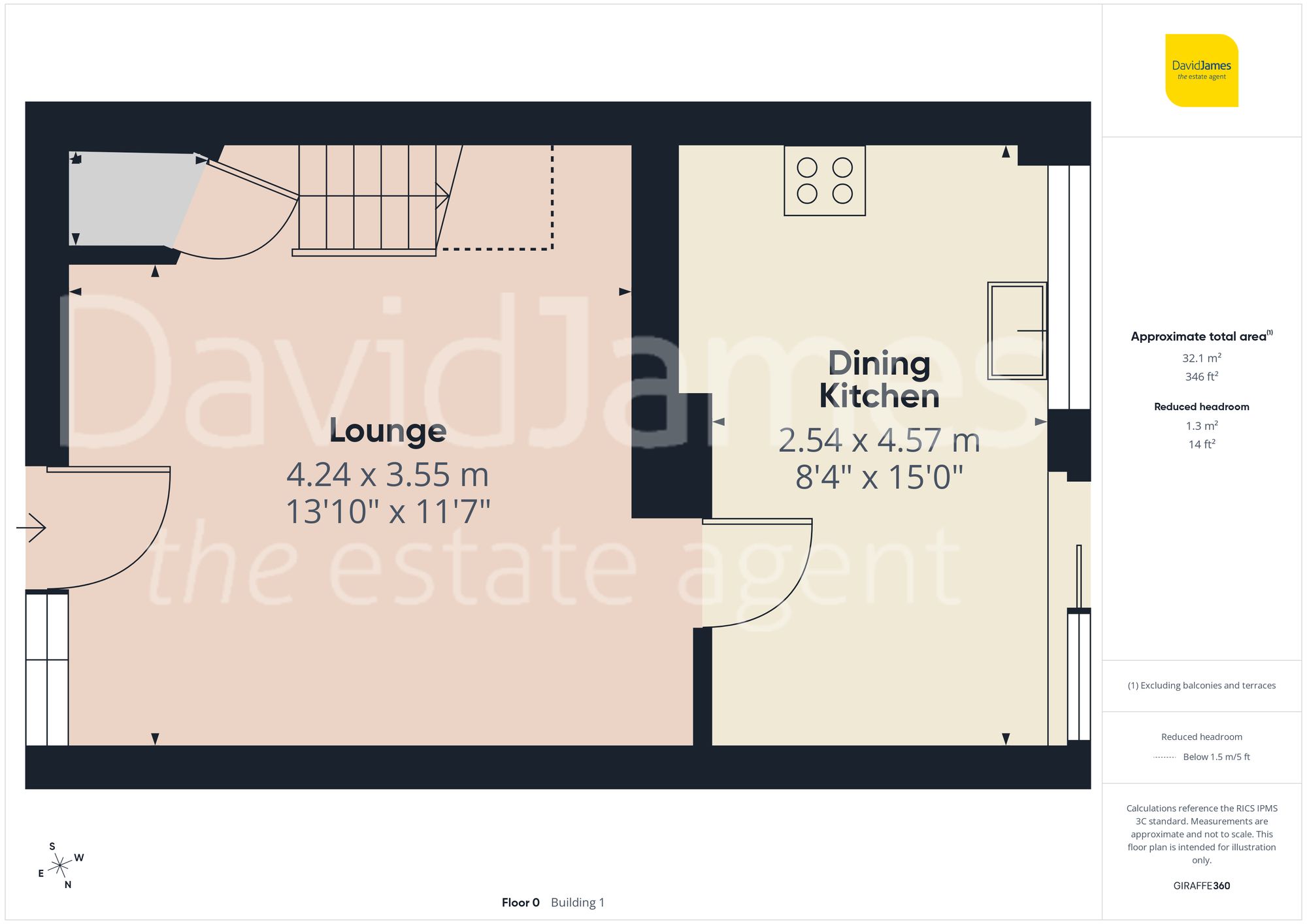 Floorplan for Honeywood Drive, Nottingham