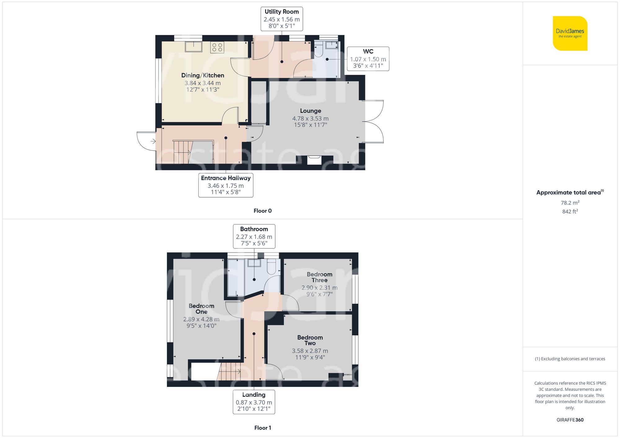 Floorplan for First Avenue, Carlton, Nottingham