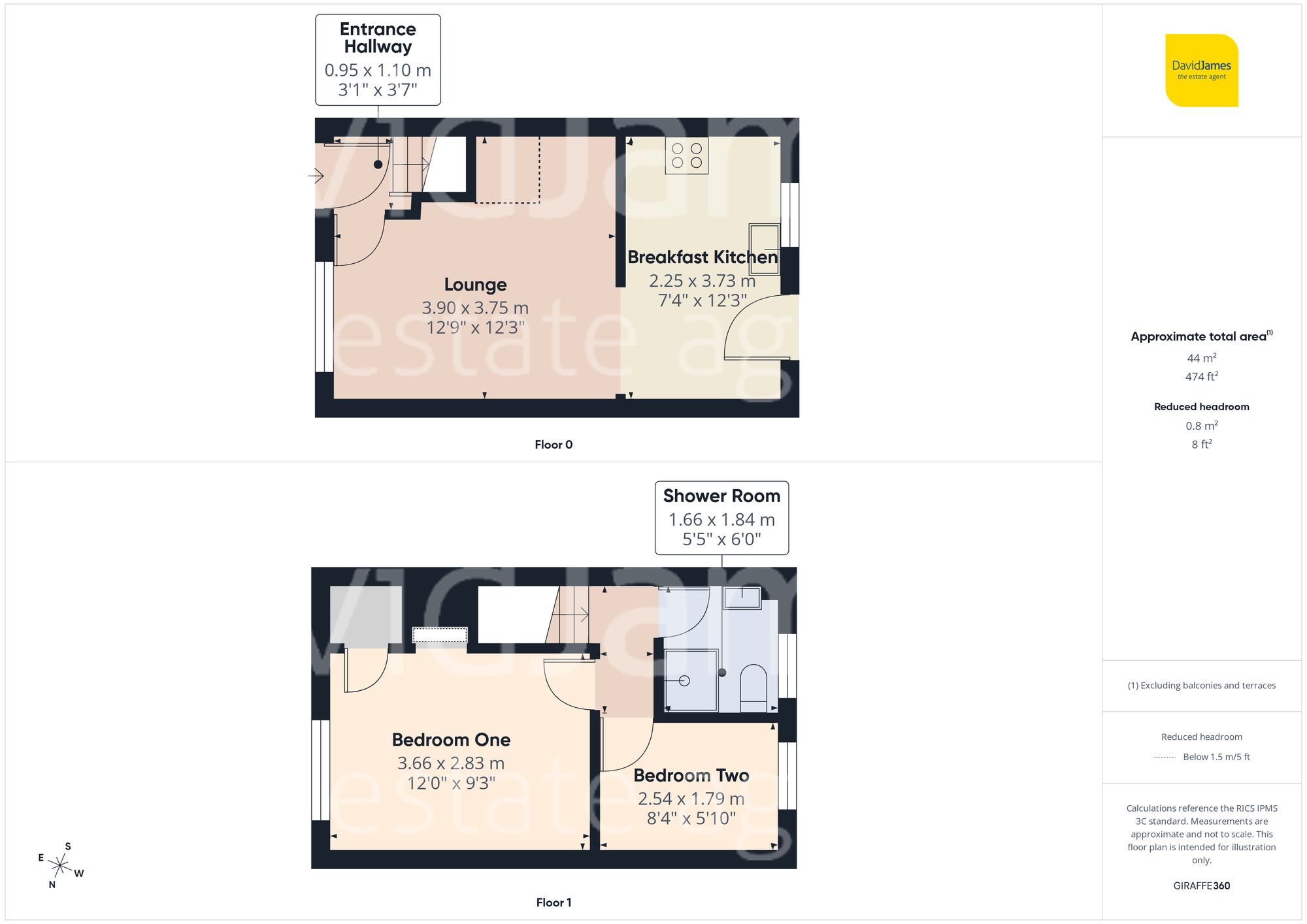 Floorplan for Landmere Gardens, Mapperley, Nottingham