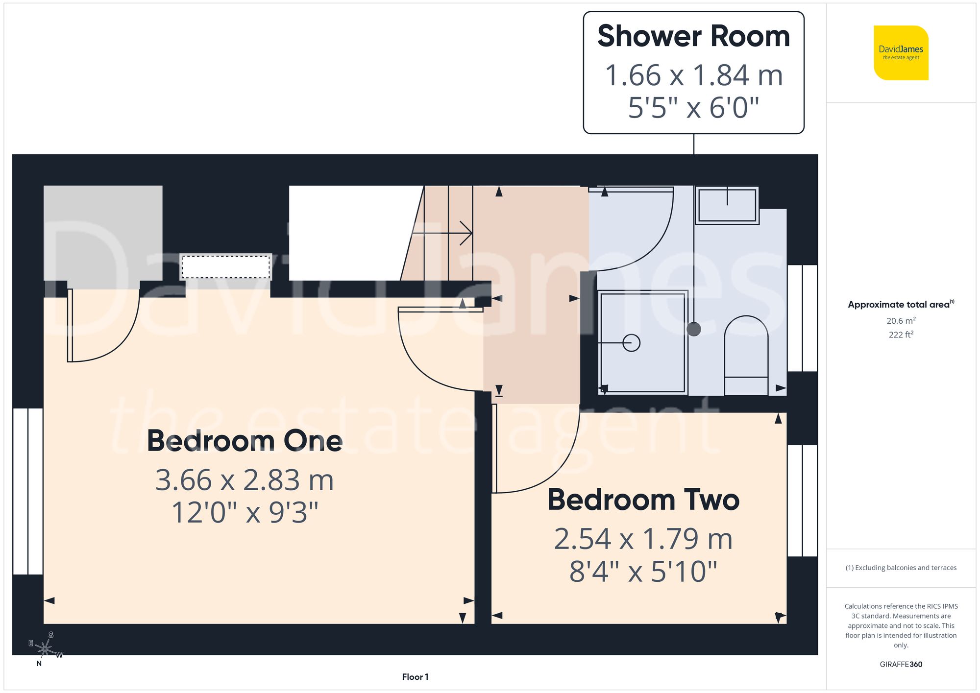 Floorplan for Landmere Gardens, Mapperley, Nottingham