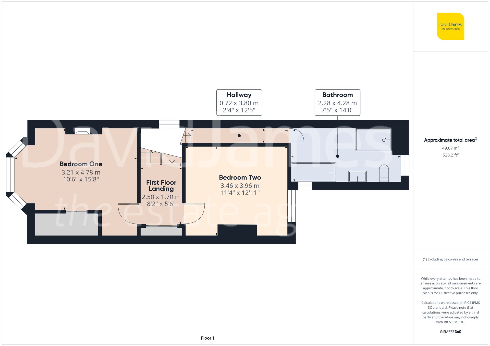Floorplan for Waldeck Road, Carrington, Nottingham