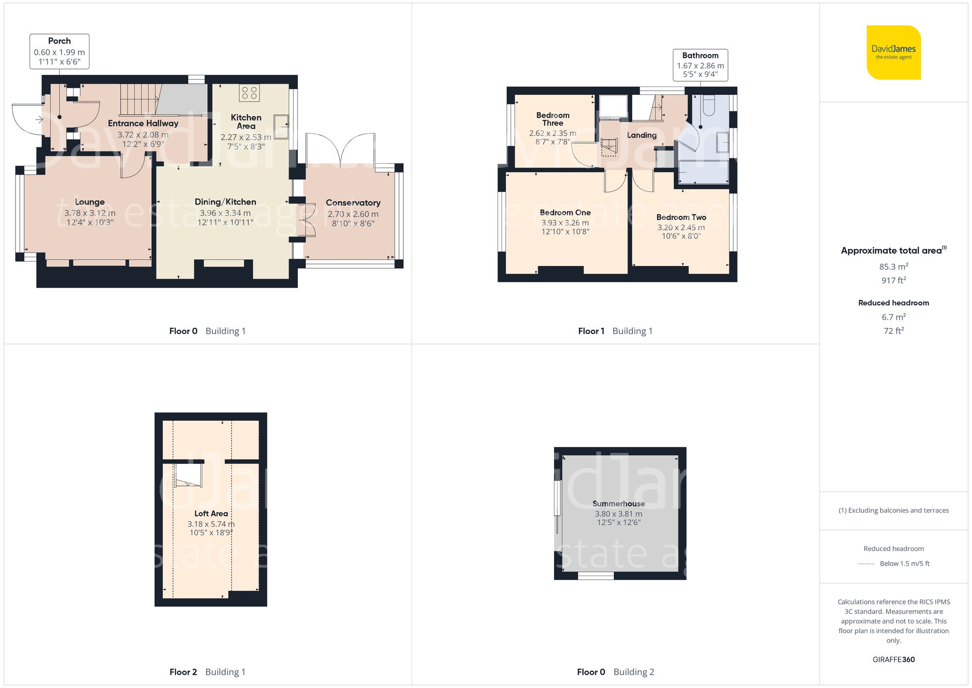 Floorplan for Sunnydale Road, Bakersfield, Nottingham