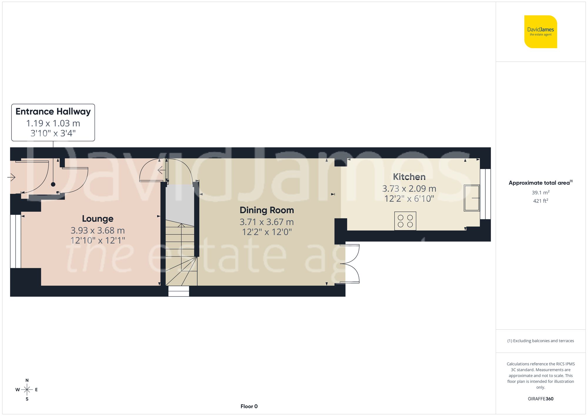 Floorplan for Second Avenue, Carlton, Nottingham