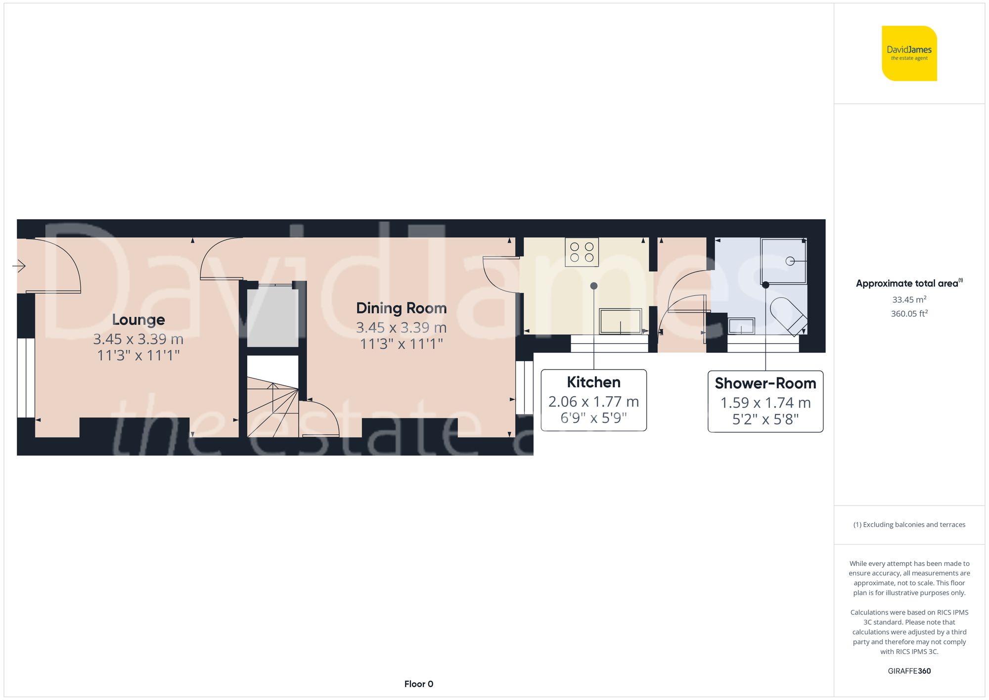 Floorplan for Gordon Road, Nottingham