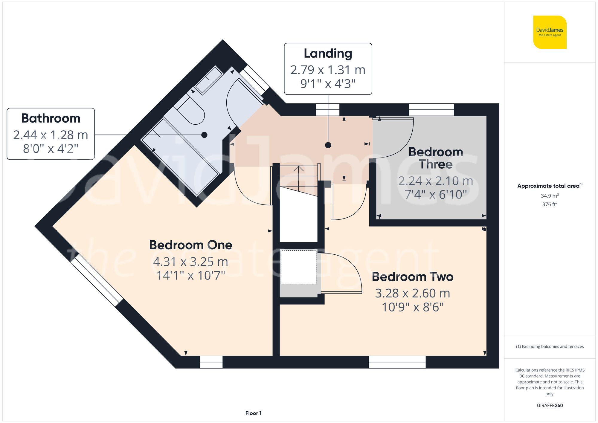 Floorplan for Horsley Lane, Gedling, Nottingham