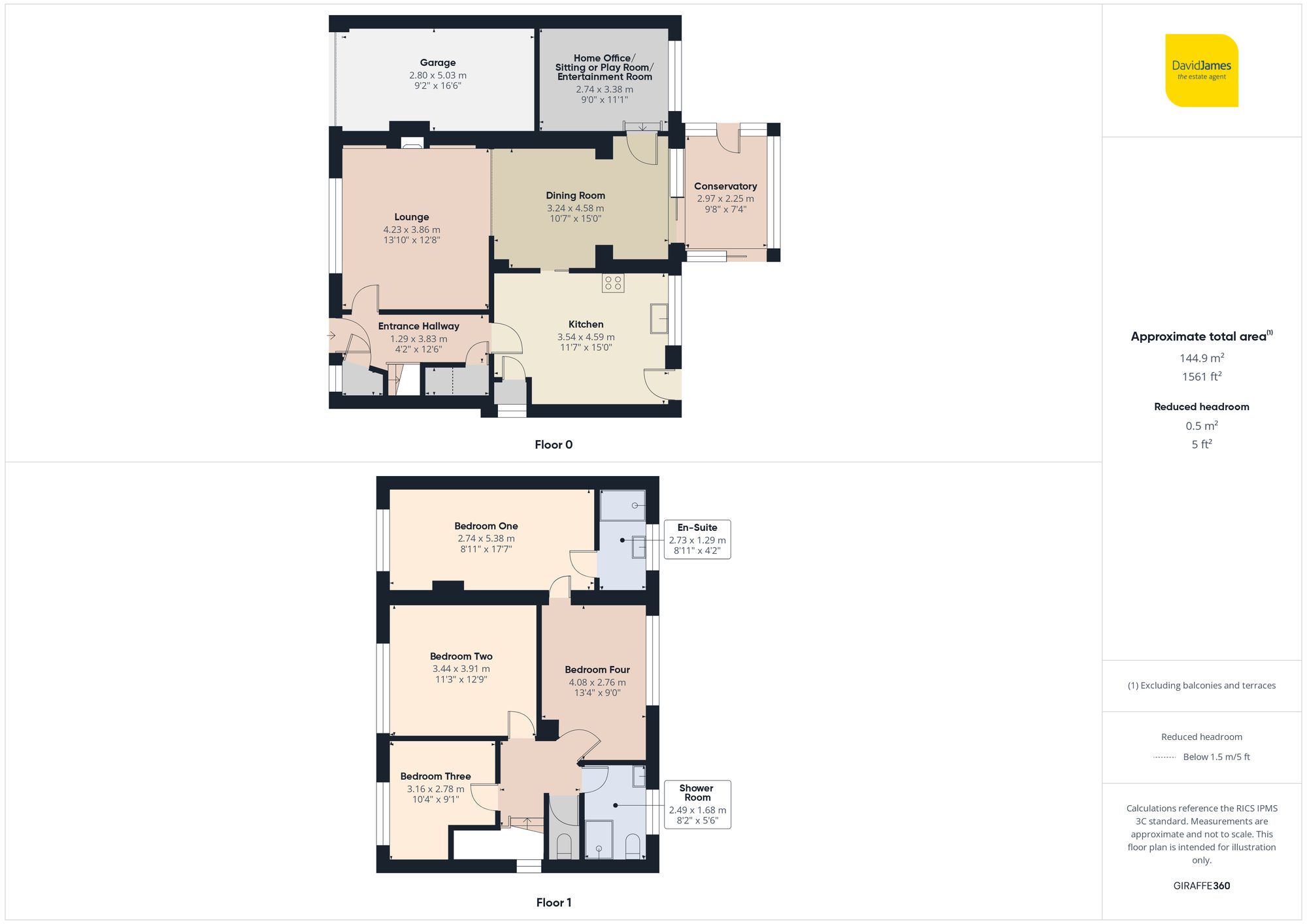 Floorplan for Revesby Road, Woodthorpe, Nottingham