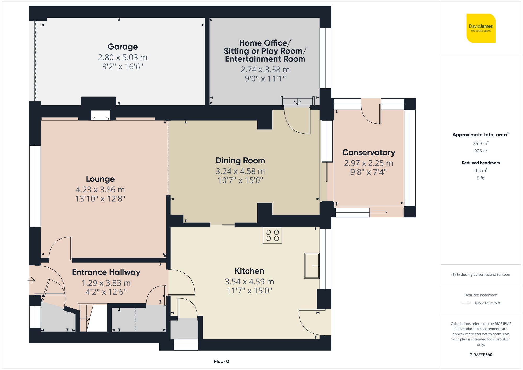 Floorplan for Revesby Road, Woodthorpe, Nottingham