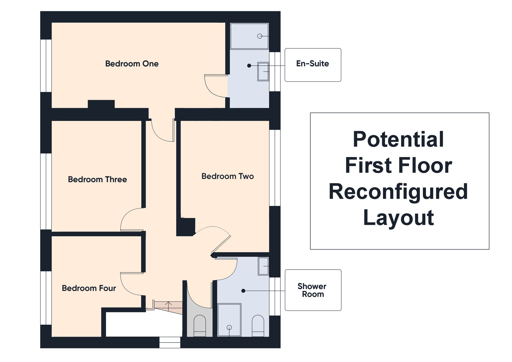 Floorplan for Revesby Road, Woodthorpe, Nottingham