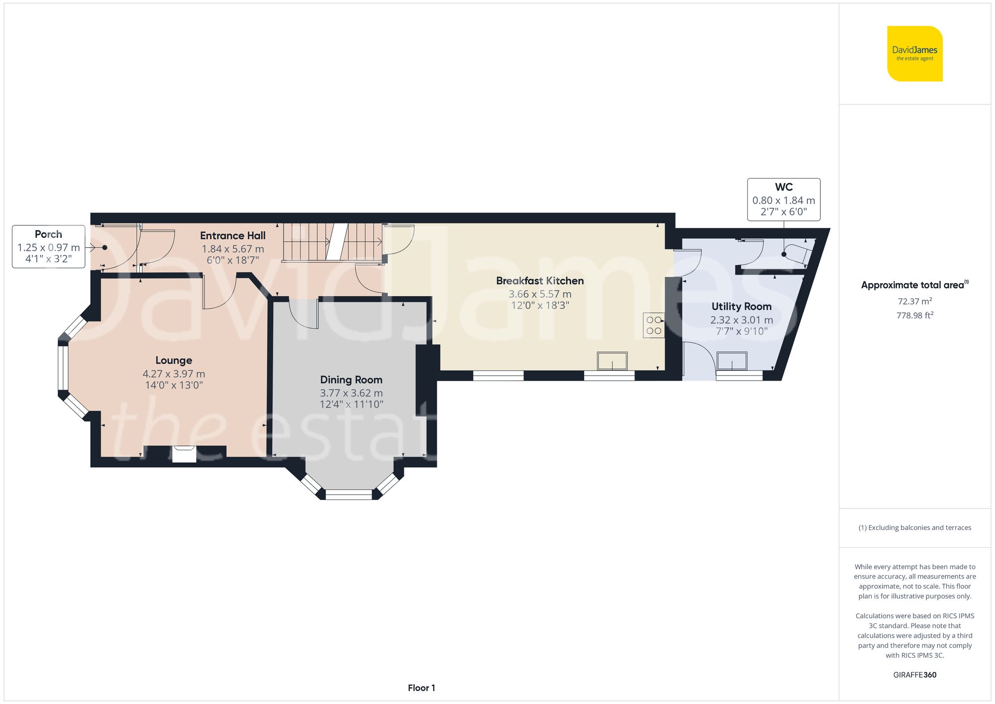 Floorplan for Wiverton Road, Nottingham