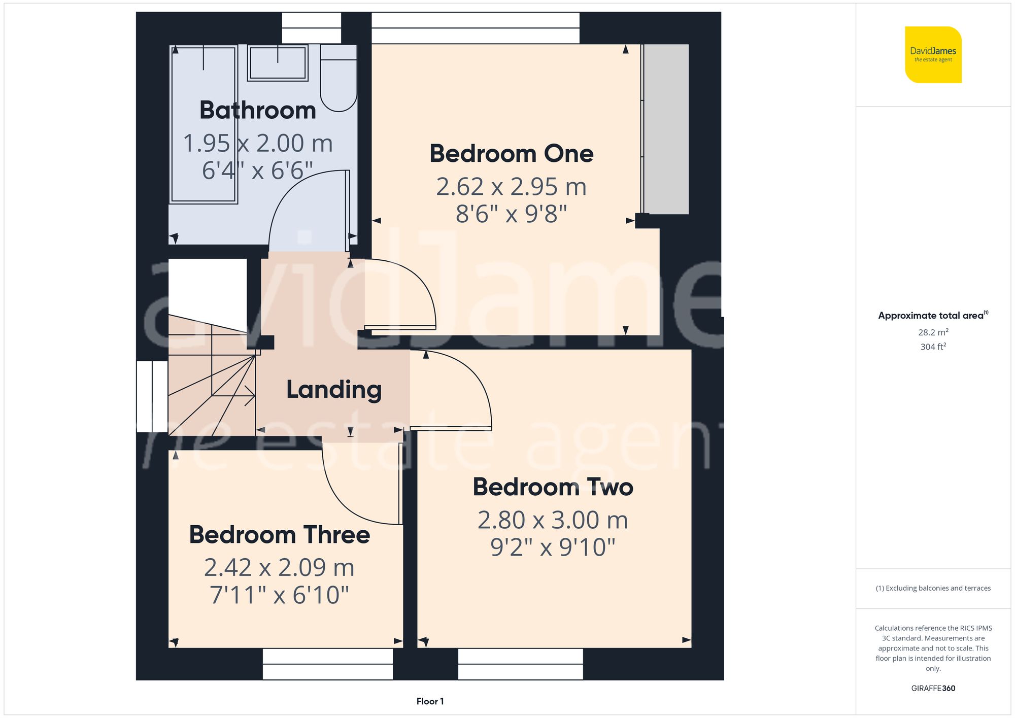 Floorplan for Hereford Road, Bakersfield, Nottingham
