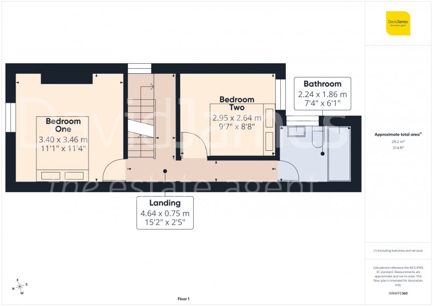 Floorplan for Drayton Street, Sherwood, Nottingham