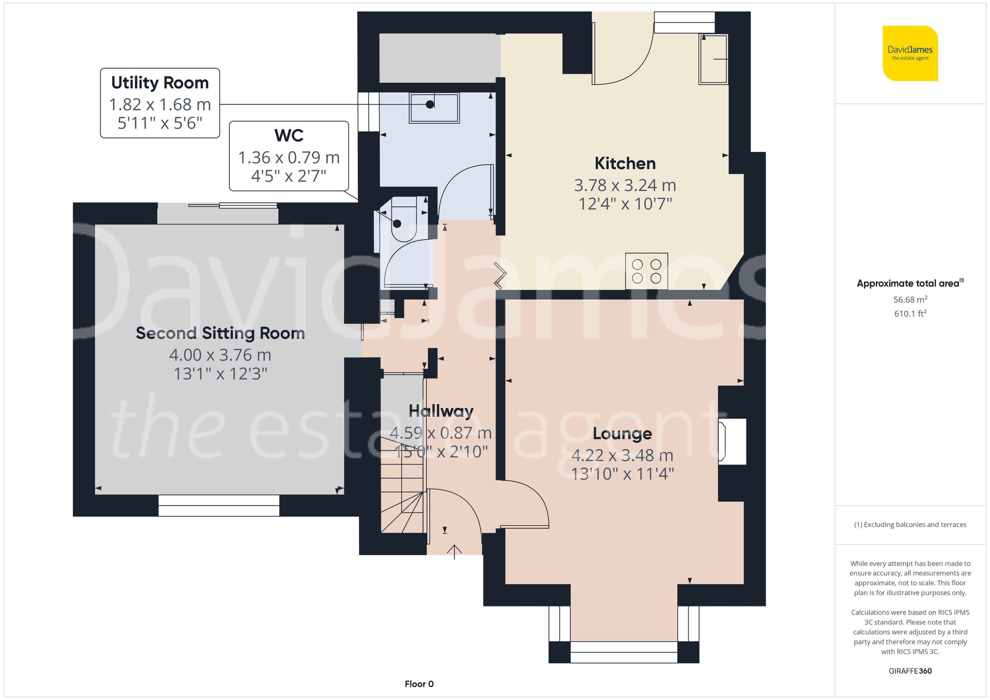 Floorplan for Greenwood Road, Bakersfield, Nottingham