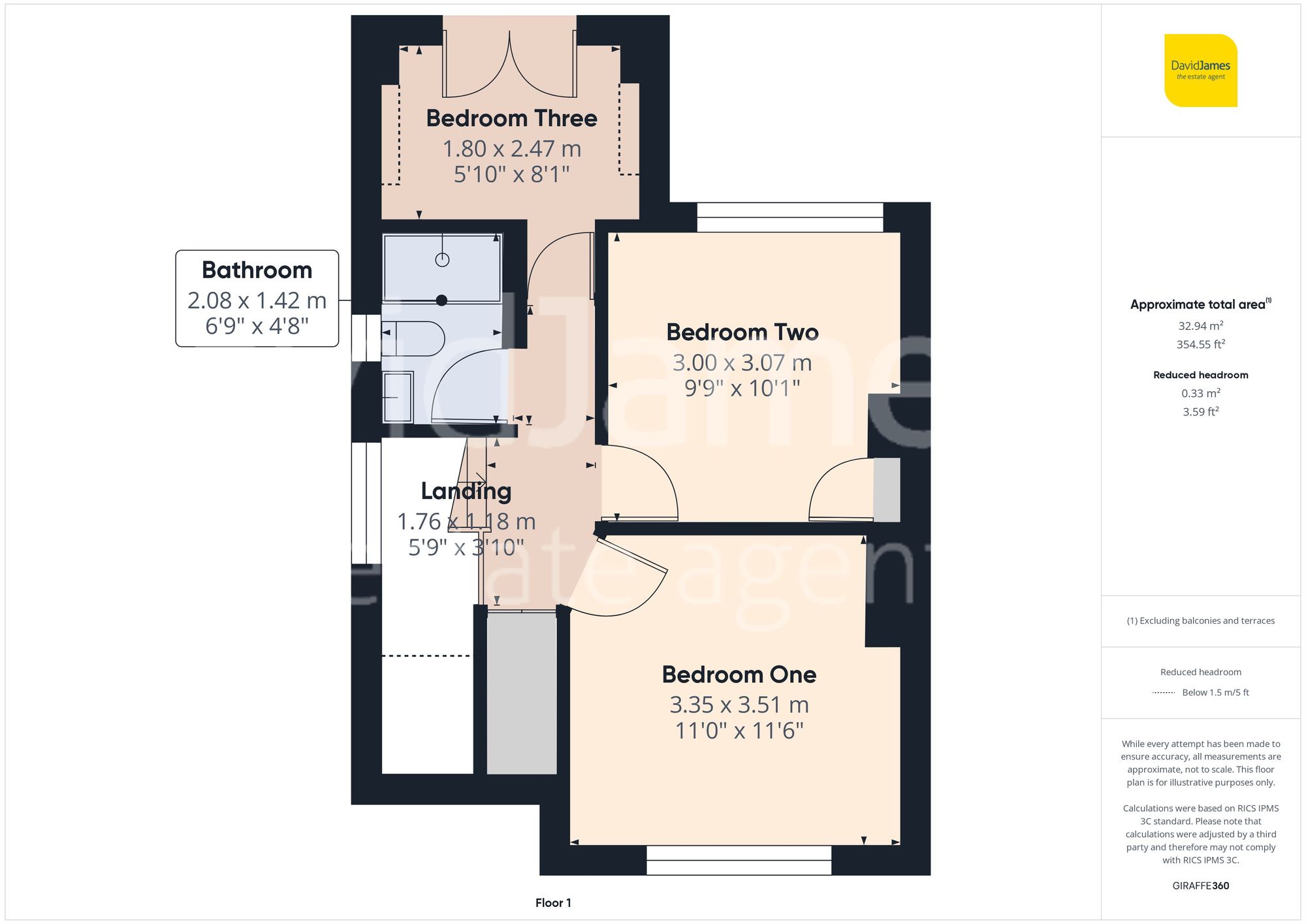 Floorplan for Greenwood Road, Bakersfield, Nottingham