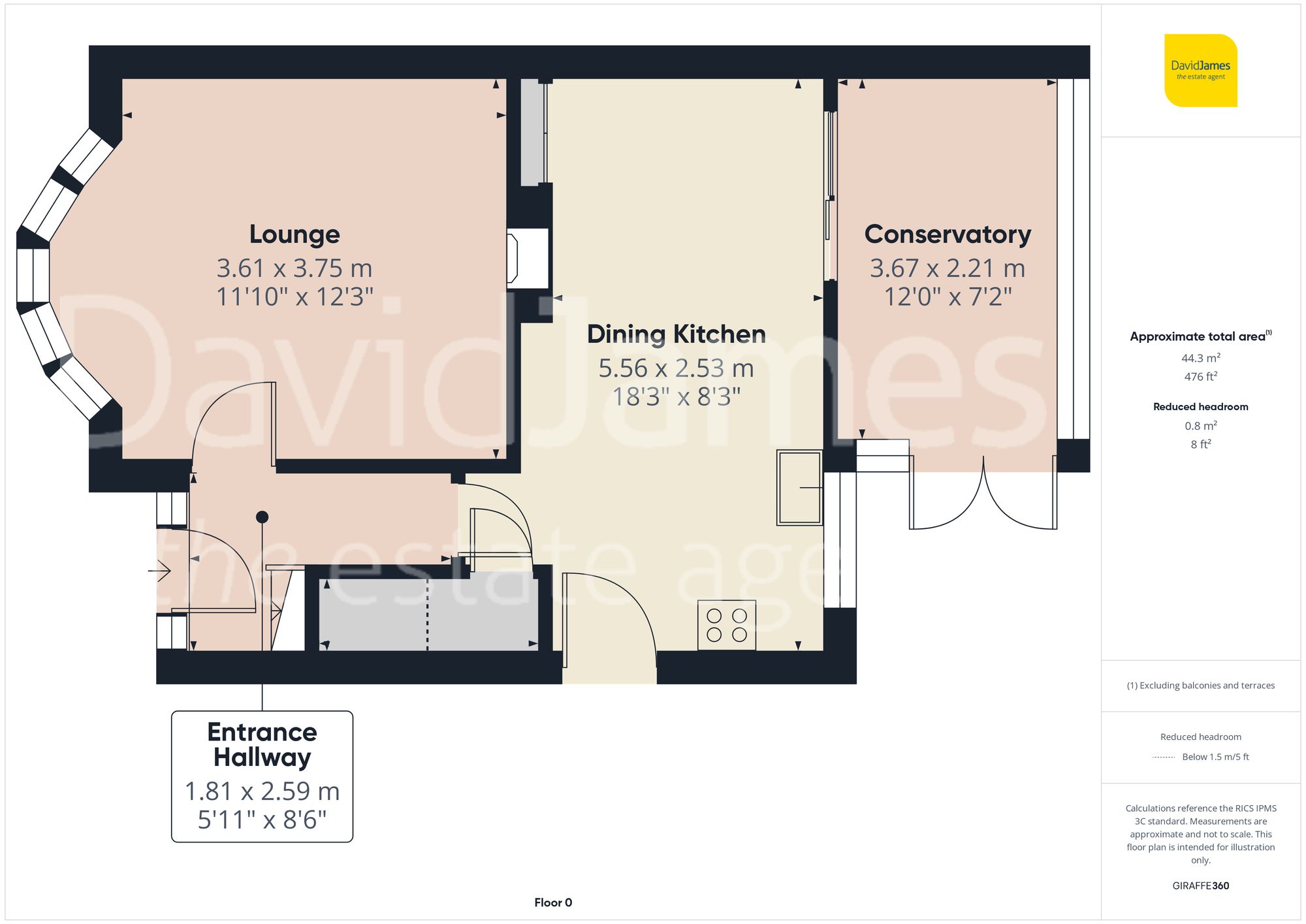 Floorplan for Westdale Lane, Mapperley, Nottingham