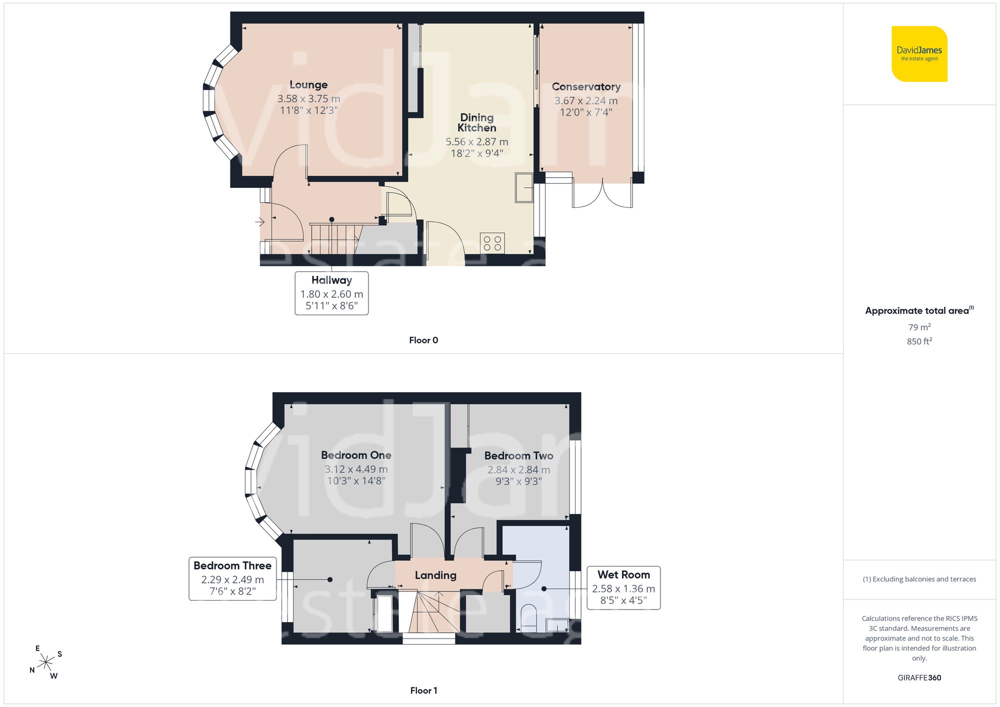 Floorplan for Westdale Lane, Mapperley, Nottingham