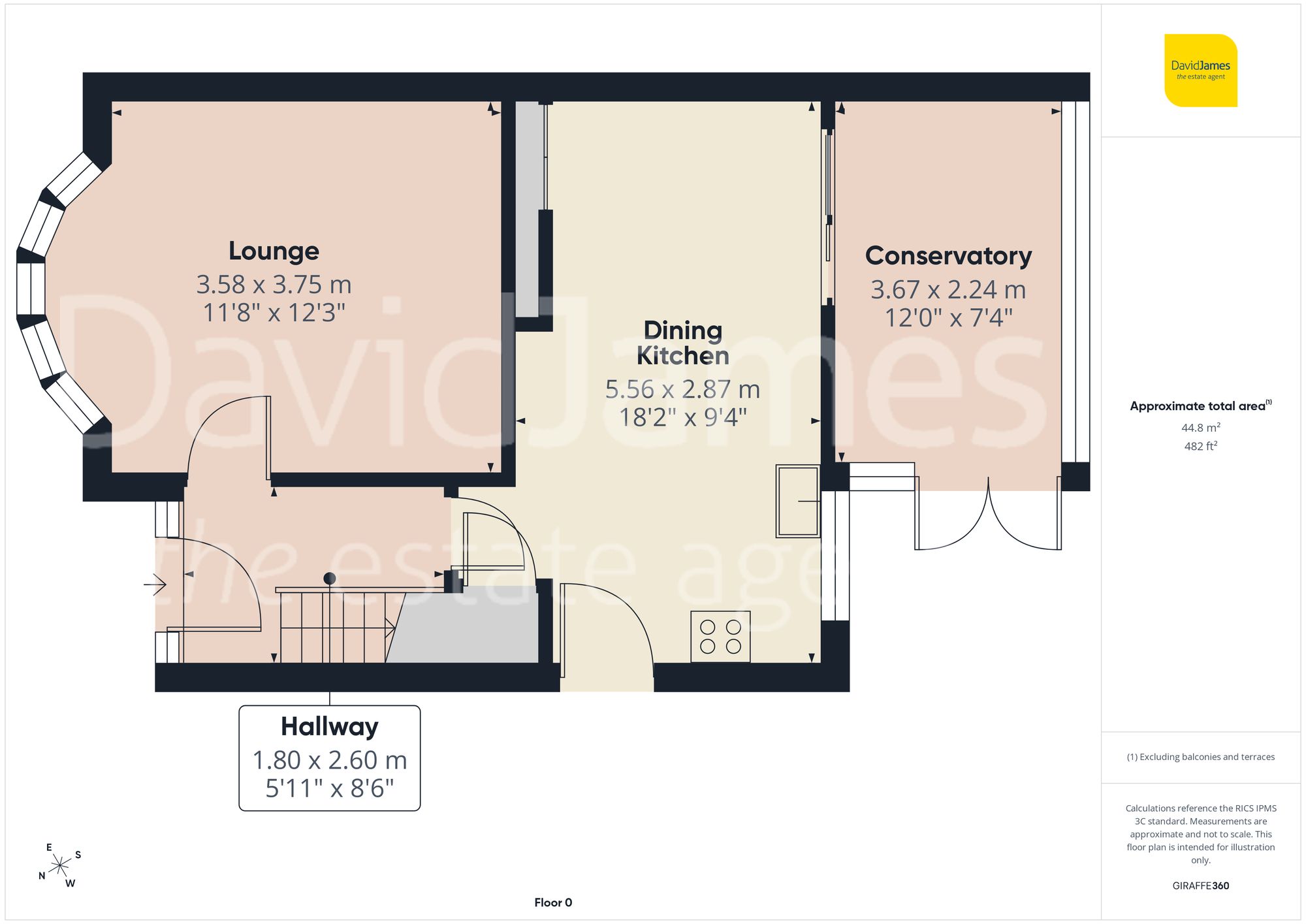 Floorplan for Westdale Lane, Mapperley, Nottingham
