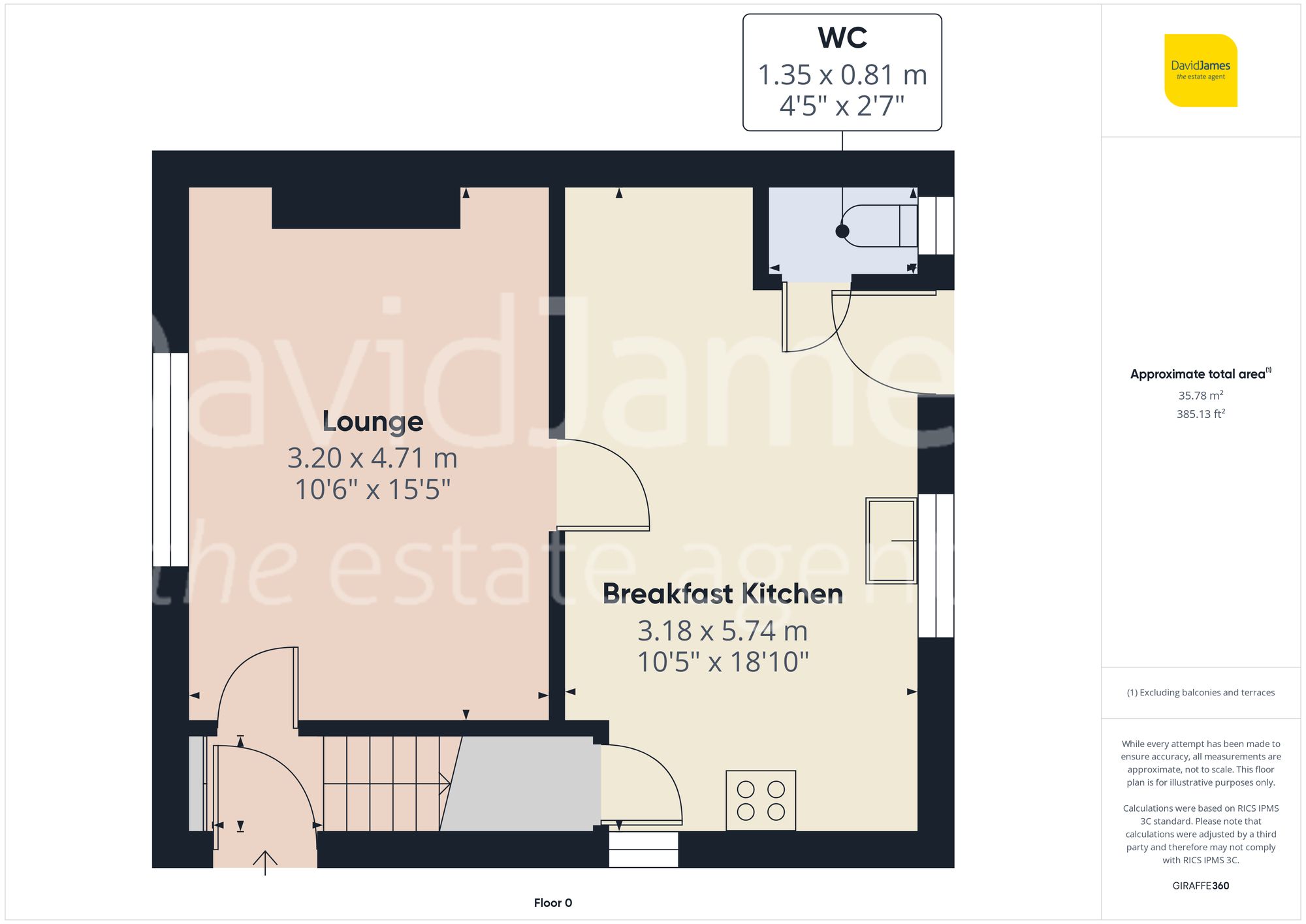 Floorplan for Primrose Crescent, Carlton, Nottingham