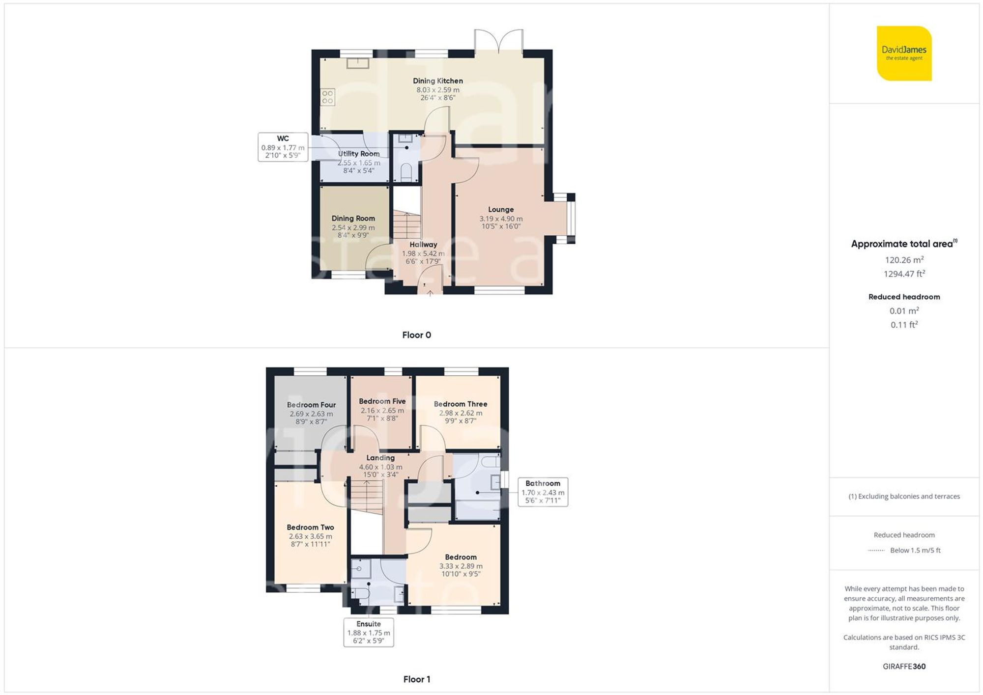 Floorplan for Pheasant Way, Calverton, Nottingham
