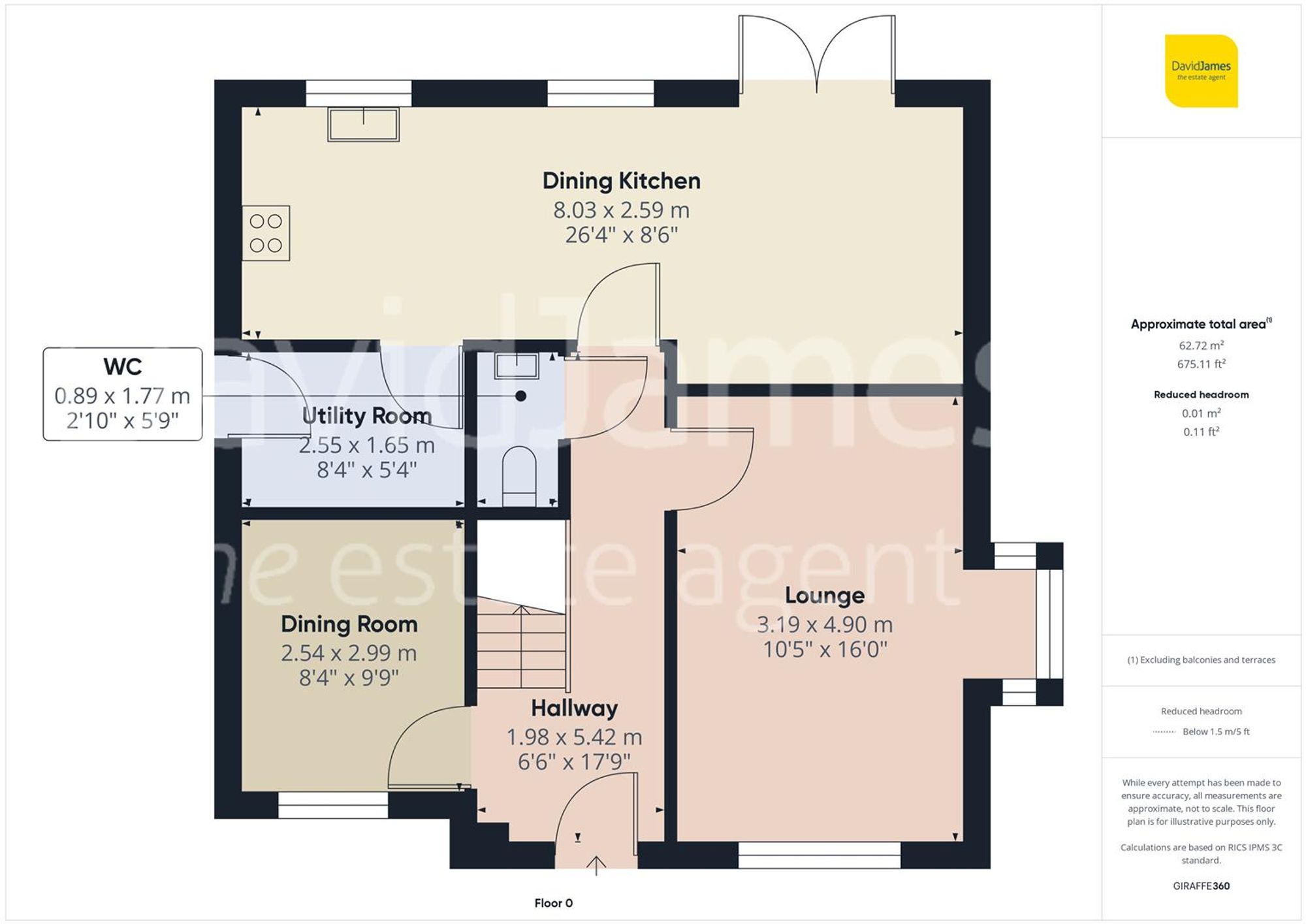 Floorplan for Pheasant Way, Calverton, Nottingham