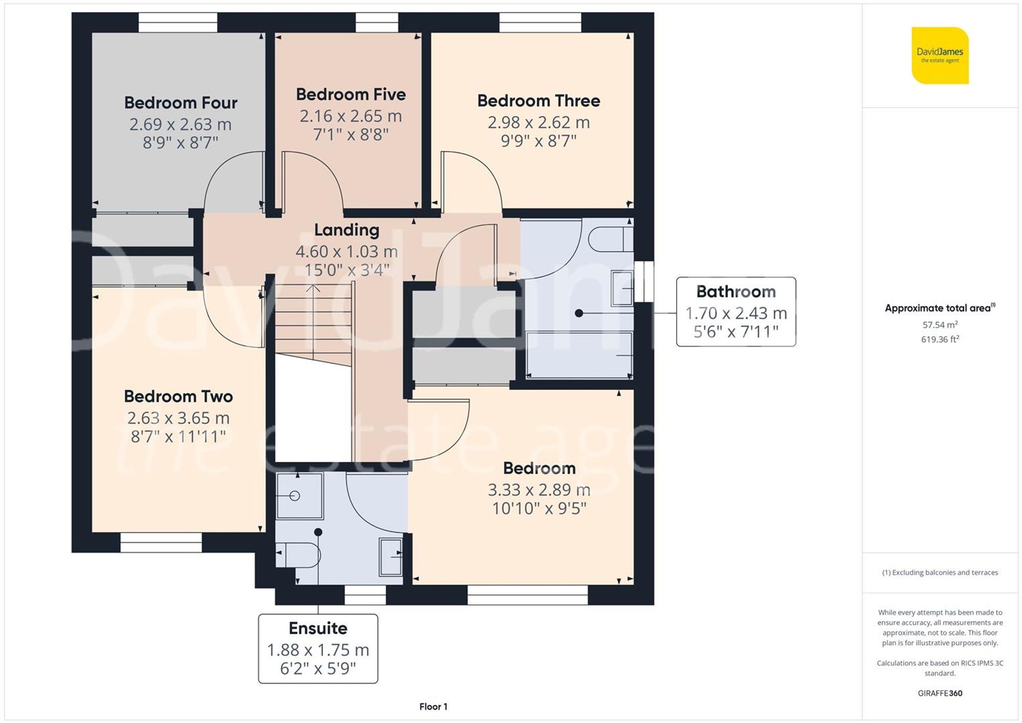 Floorplan for Pheasant Way, Calverton, Nottingham